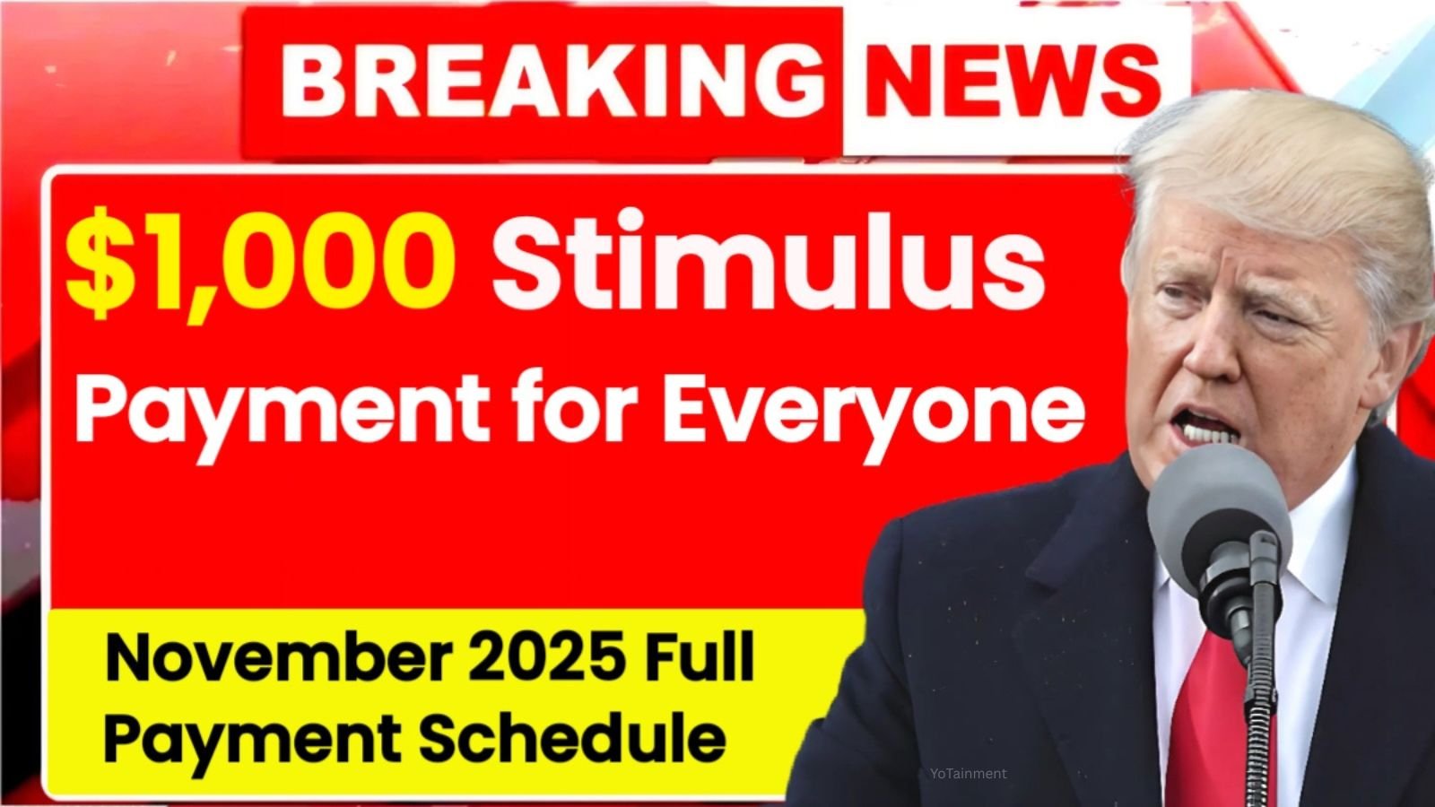 $1,000 Stimulus Payment