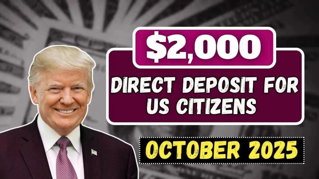 $2,000 Federal Direct Deposit 
